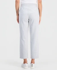 Style & Co Petite Cropped Drawstring Pants, Macy's Exclusive