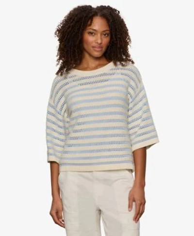 Sanctuary Womens Elle Bell Sleeve Crew Neck Sweater T Shirt