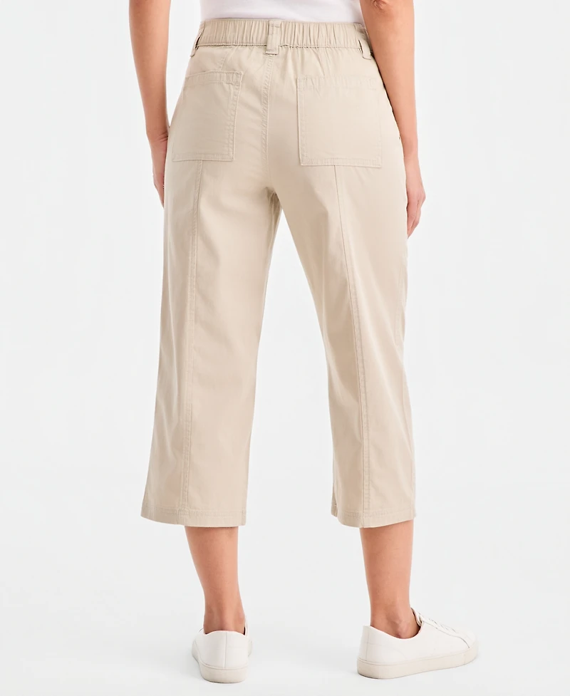 Style & Co Women's Seamed Utility Capri Pants, Macy's Exclusive
