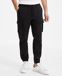 Sun + Stone Men's Garment-Dyed Cargo Jogger Pants