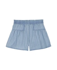 Calvin Klein Girls' 7-16 Paper Bag Waist Shorts