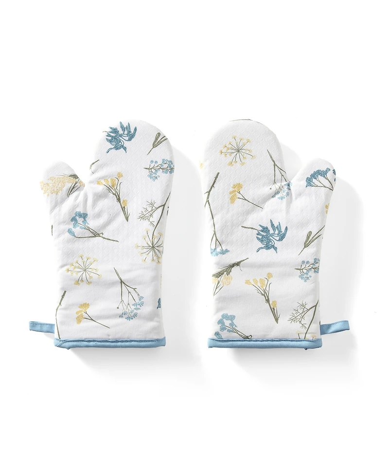 Lenox Wildflower Botanical Cotton 5-Pc. Kitchen Towels Gift Set