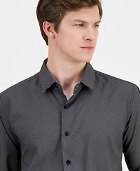 Dylan Park Men's Slim-Fit Performance Four-Way Stretch Dress Shirt