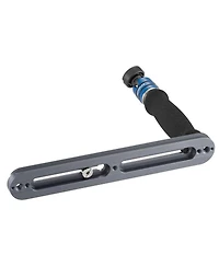 Novoflex Flash Bracket with Padded Grip, Strap and Ball Head.