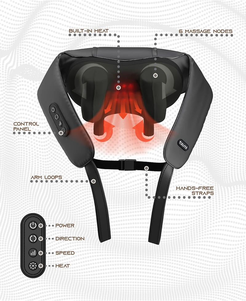 Tzumi Shiatsu Pro Back and Neck Massager