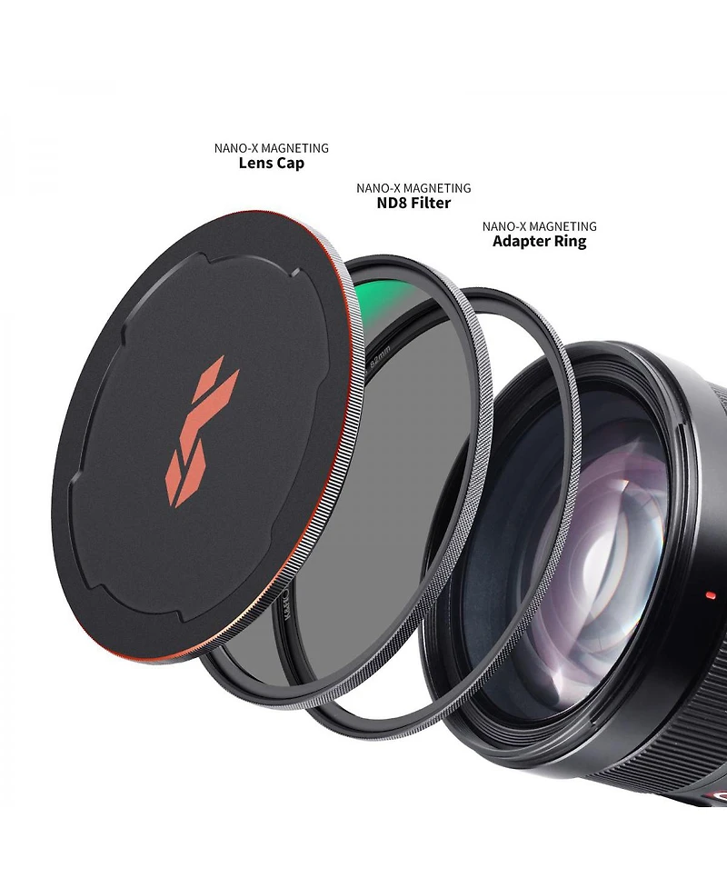 KandF Concept 67mm Nano-x Neutral Density ND8 0.9 3-Stop Magnetic Filter