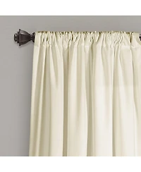 Allison 40" x 84" Ruffle Curtain Set