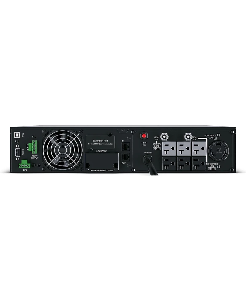 CyberPower Smart App Online OL3000RTXL2U 3000VA / 2700W 2U Rack/Tower Pure Sine Wave Ups
