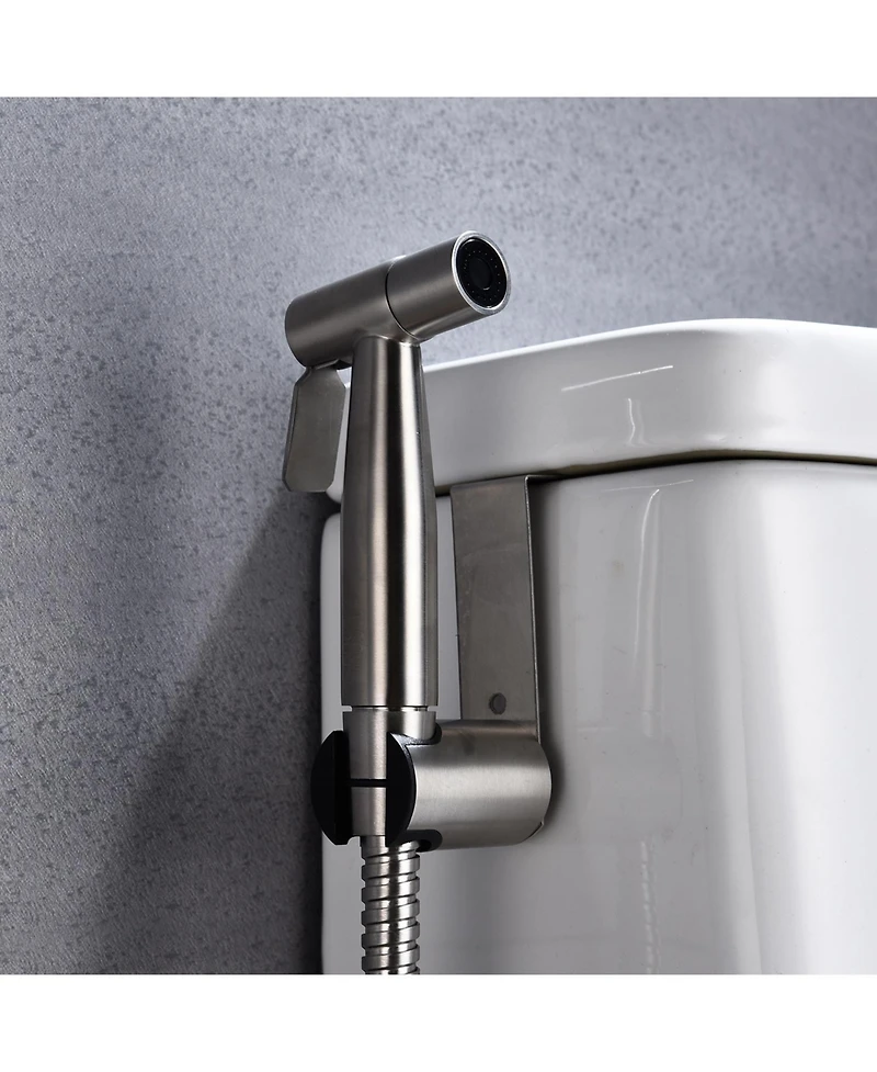 Rainsken Handheld Bidet Sprayer for Toilet, Adjustable Water Pressure Jet Spray, with Bidet Hose