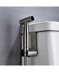 Rainsken Handheld Bidet Sprayer for Toilet, Adjustable Water Pressure Jet Spray, with Bidet Hose