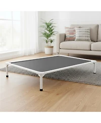 Aostirmotor Elevated Xl Dog Cot with Teslin Mesh, Portable Raised Bed for Large Dogs