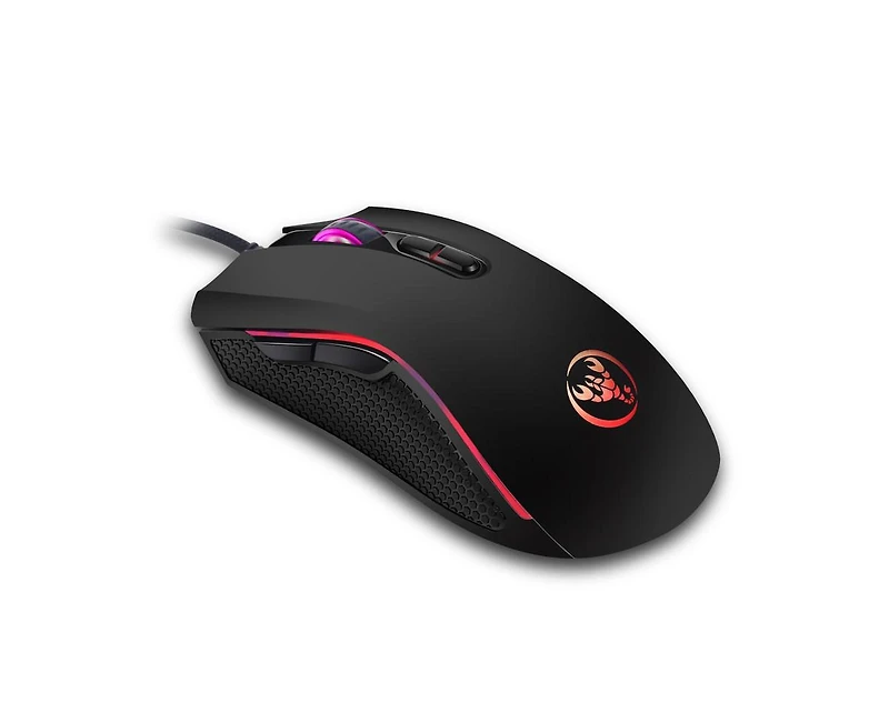 Risokeys Wired Gaming Mouse: 7-Button, Ergonomic for Gaming/Office, Easy-to-Use for Gamers/Professionals