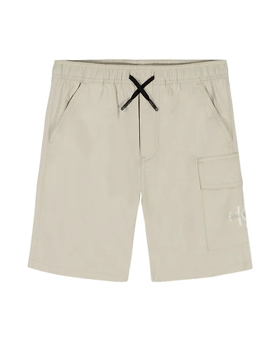 Calvin Klein Boys' 8-20 Tech Cargo Pull-On Shorts