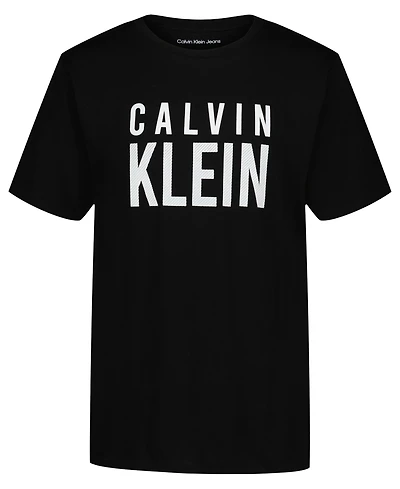 Calvin Klein Boys' 8-20 Ck Structure Short-Sleeve Crewneck T-Shirt