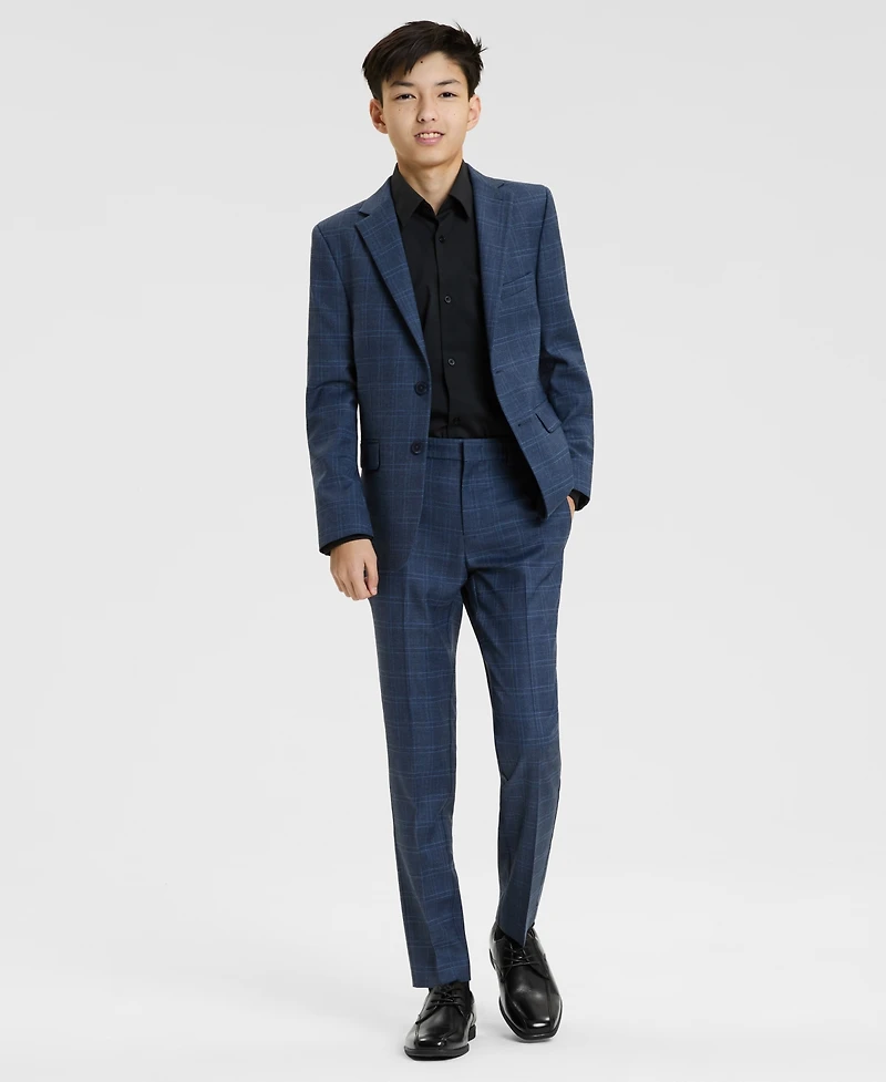 Kenneth Cole Reaction Boys' 8-20 Single-Breasted Blazer & Pants, 2-Piece Set