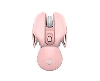 Risokeys 2.4G Wireless Rechargeable Mouse, 3-Speed Dpi 800-1600, Silent Click, Fun Futuristic Design, Ergonomic for Pc, Laptop, Mac, Home & Office