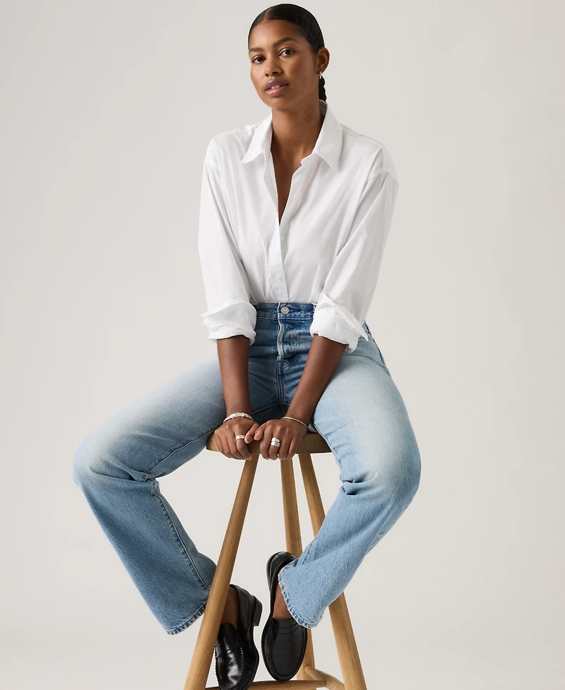 Levi's Women's Point Collar Long-Sleeve Shirt