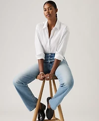 Levi's Women's Point Collar Long-Sleeve Shirt