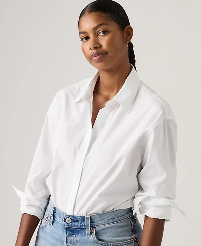 Levi's Women's Point Collar Long-Sleeve Shirt