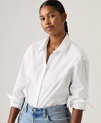Levi's Women's Point Collar Long-Sleeve Shirt