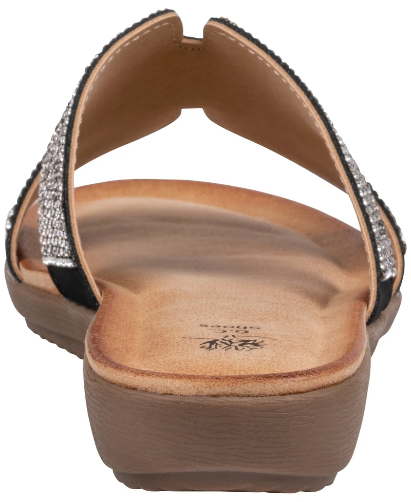 Gc Shoes Women's Paxal Embellished Flat Sandals