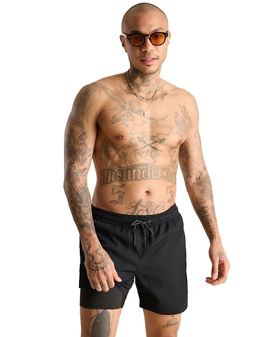 Chubbies Men's The Secret Agents Textured 5.5" Swim Trunks