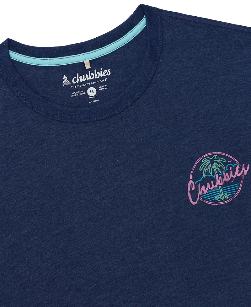 Chubbies Men's The Night Never Sleeps Regular-Fit Graphic T-Shirt