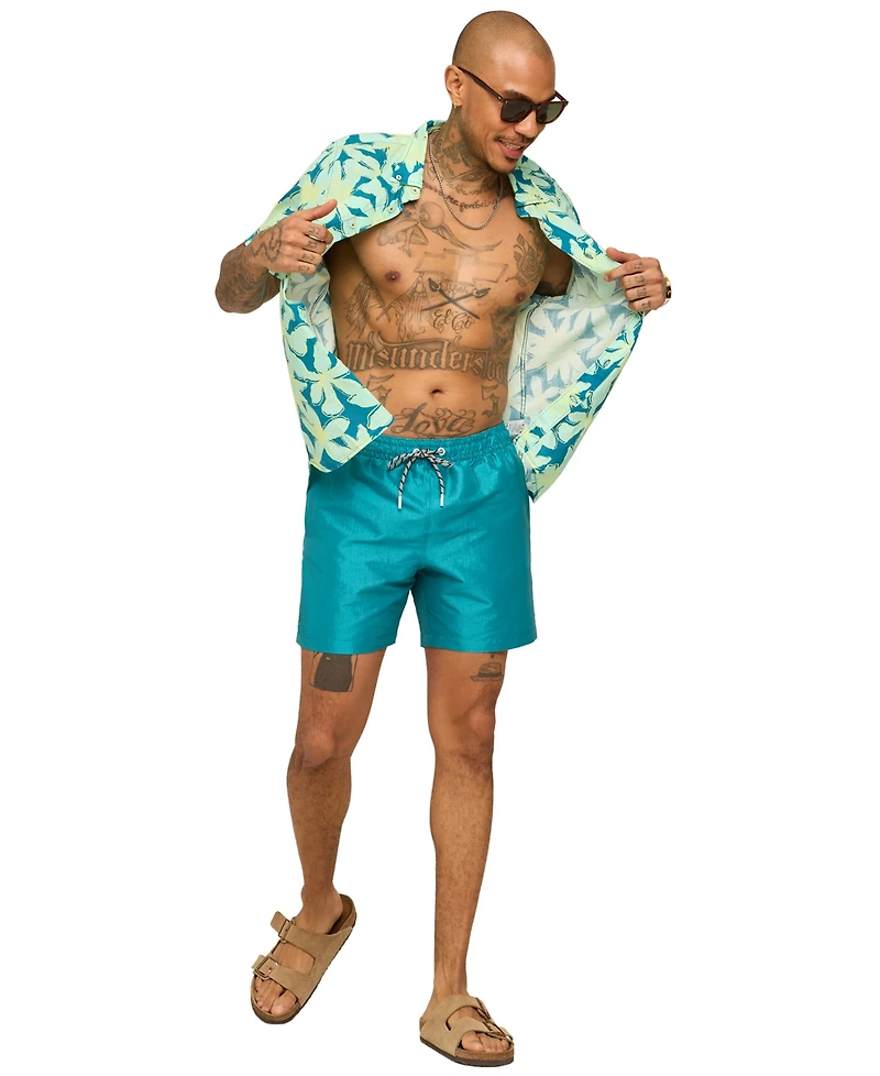 Chubbies Men's The Ultramarine Metallic 5.5" Swim Trunks