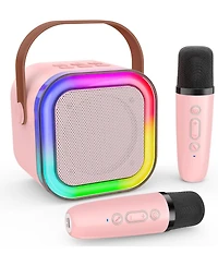 Ipason Kids Karaoke Machine: Portable Speaker & 2 Wireless Mics Top 2025 Birthday/Christmas Gift for Girls 3-12