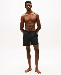 Tommy Hilfiger Men's Medium Drawstring Zip Pocket 5" Swim Trunks