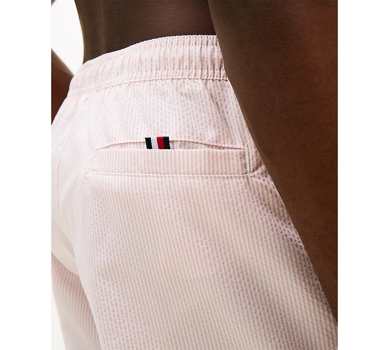 Tommy Hilfiger Men's Medium Drawstring Zip Pocket 5" Swim Trunks