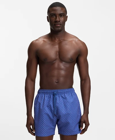 Boss Men's Printed Dots 5" Swim Trunks