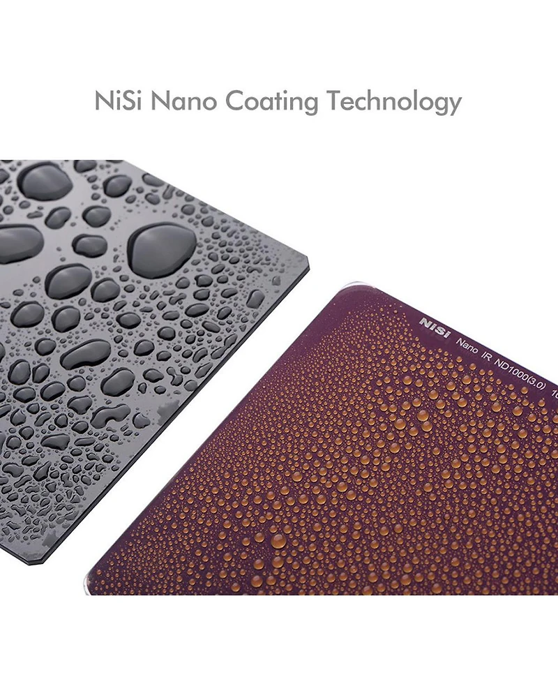 NiSi 75x80mm Nano Ir ND1000 3.0 (10-Stop) Neutral Density Filter