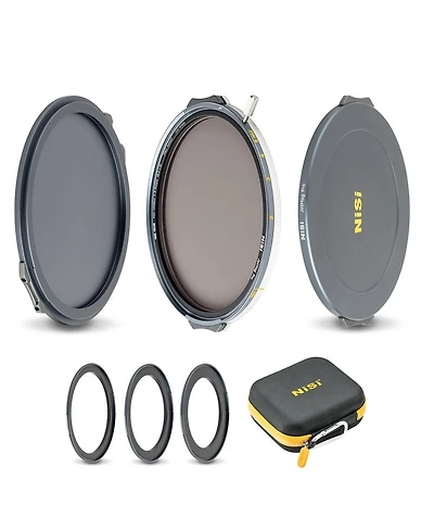 NiSi JetMag Pro 95MAG Variable Nd Magnetic Flex Filter Kit with 3x Adapter Ring