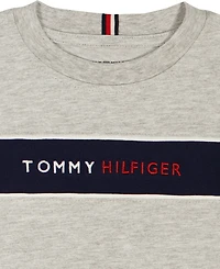 Tommy Hilfiger Boys' 2T-7 Crewneck T-Shirt and Shorts, 2-Piece Set