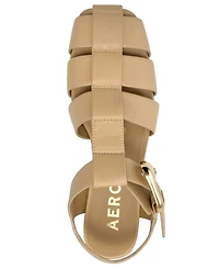 Aerosoles Women's Soave Square Toe Platform Sandals