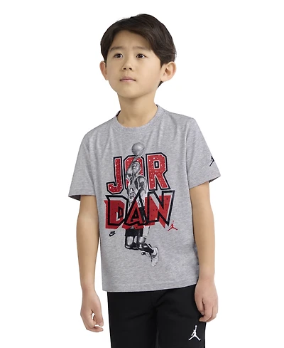 Jordan Boys' 4-7 Retro Stack Crewneck T-Shirt