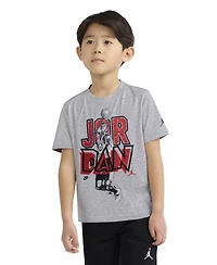 Jordan Boys' 4-7 Retro Stack Crewneck T-Shirt