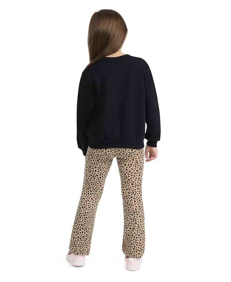 Nike Girls 2T-4T 2-Piece Wild Warmth Printed Top and Leggings Set