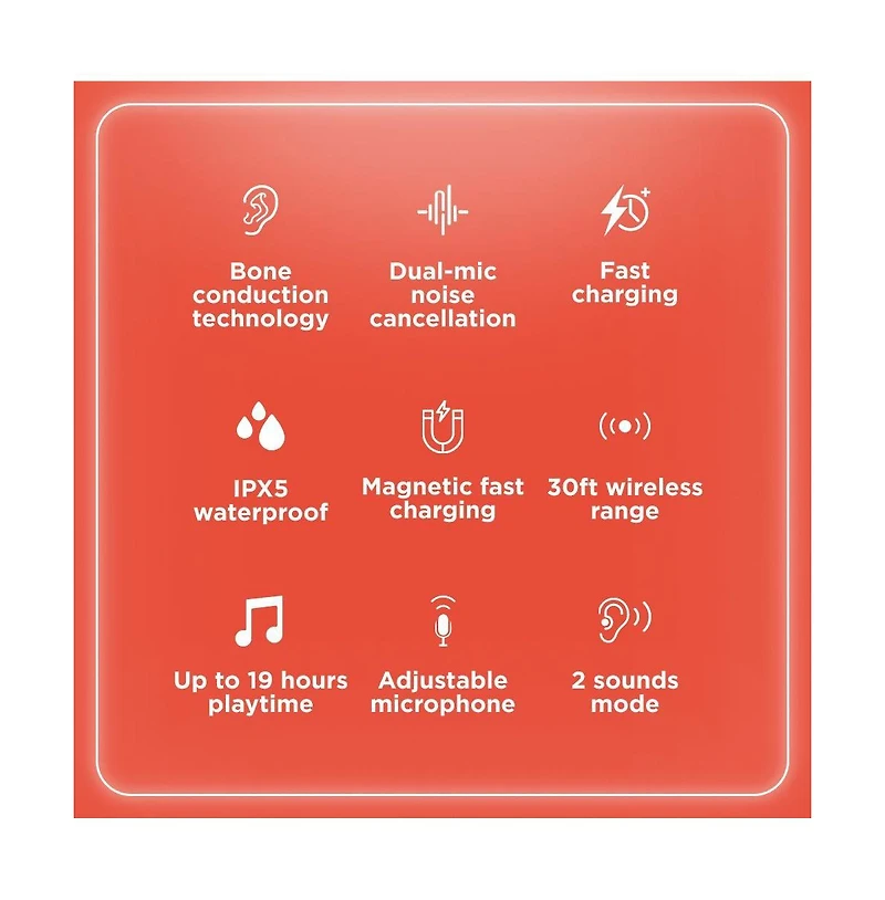 RadioShack Open-Ear Wireless Headphones (3304460)