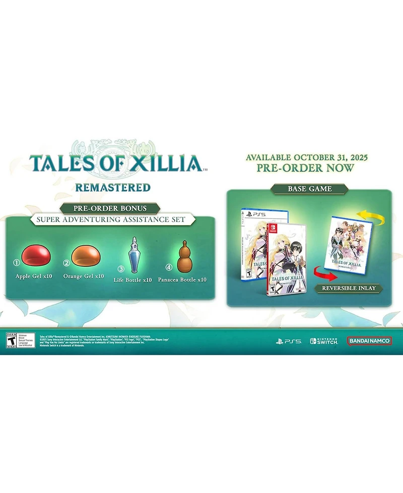 Bandai Namco Tales of Xillia Remastered for Nintendo Switch
