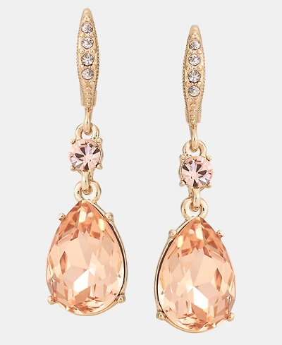 Givenchy Crystal Double Drop Earrings