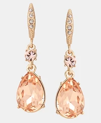 Givenchy Crystal Double Drop Earrings
