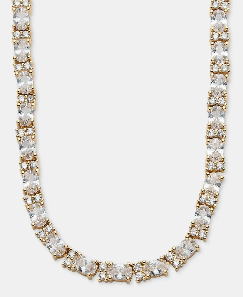 Givenchy Cubic Zirconia Collar Necklace, 16" + 3" extender