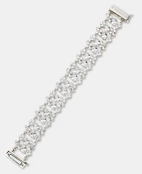 Givenchy Cubic Zirconia Cluster Flex Bracelet