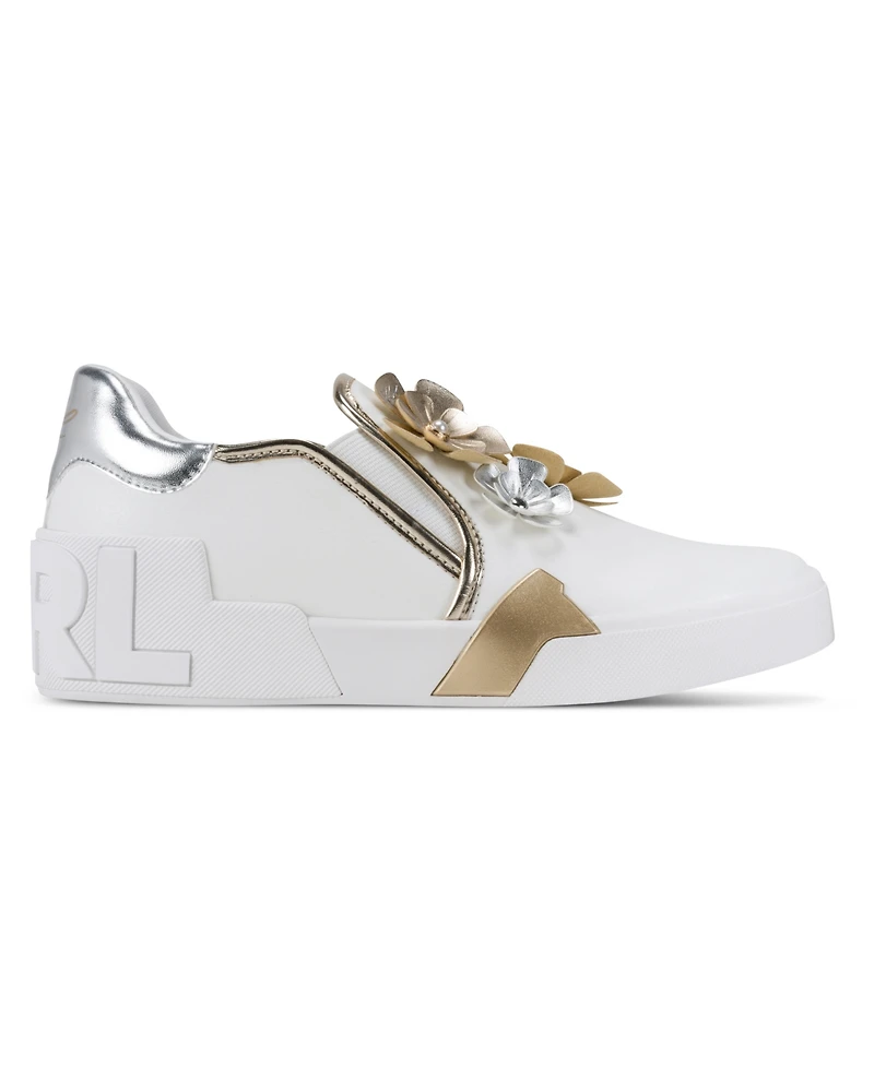 Karl Lagerfeld Paris Women's Maude Fleur Slip-On Sneakers