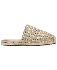 Karl Lagerfeld Paris Women's Malaysia Round Toe Mule Flats