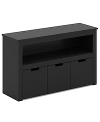 Kid Toy Storage Cabinet 3 Drawer Chest with Wheels Large Cube Shelf