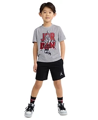Jordan Boys' 4-7 Retro Stack Crewneck T-Shirt