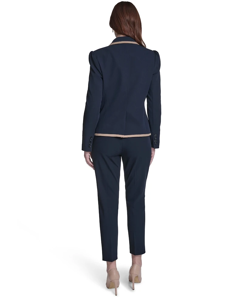 Tommy Hilfiger Women's Framed One-Button Blazer